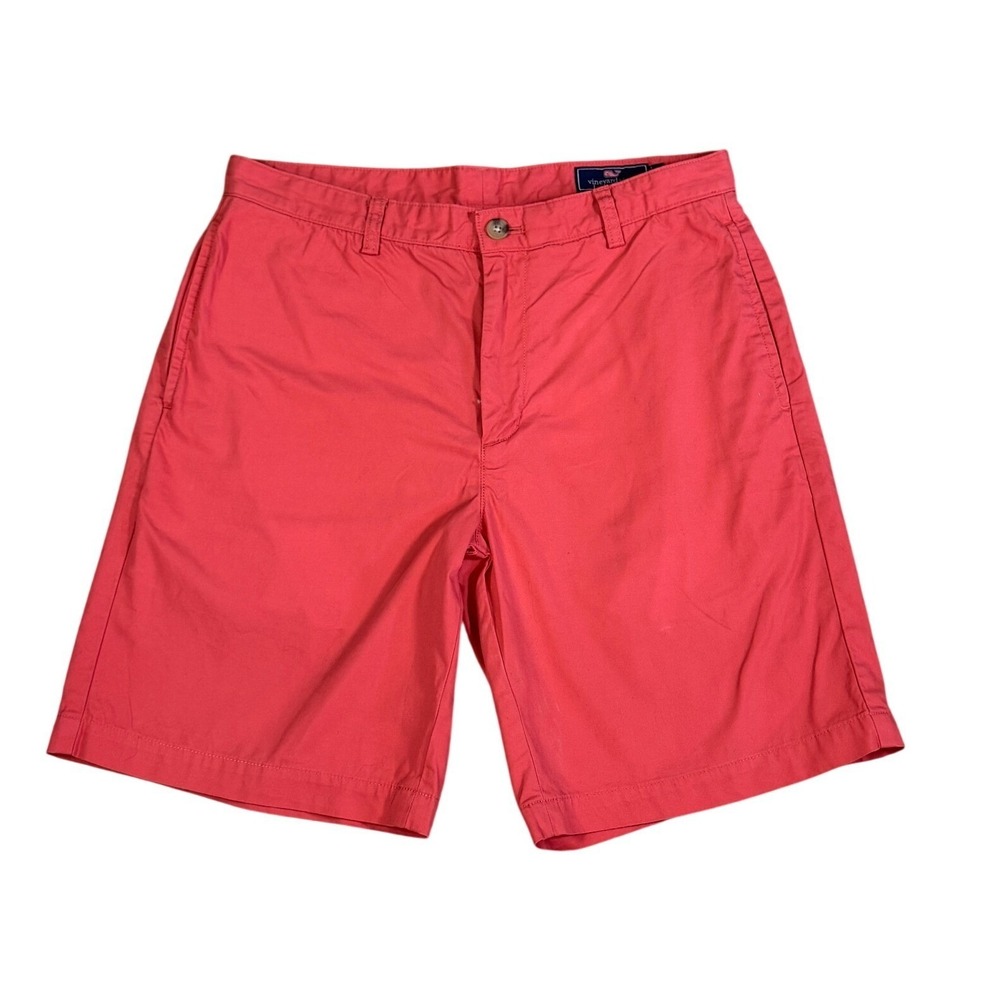Vineyard Vines Club Shorts Men's 32 Coral Preppy Coastal Golf Yacht Club EUC